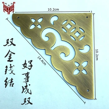 Chinese antique furniture copper door wrap angle T type door horn spline copper clad corner protecting hardware accessories horn
Chinese antique furniture copper door wrap angle T type door horn spline copper clad corner protecting hardware accessories horn