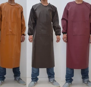 Long Sleeve PU Leather Apron Women and Men Waterproof Aprons Restaurant Hotel Dishwasher Housework Clean Ladies Kitchen Aprons
Long Sleeve PU Leather Apron Women and Men Waterproof Aprons Restaurant Hotel Dishwasher Housework Clean Ladies Kitchen Aprons