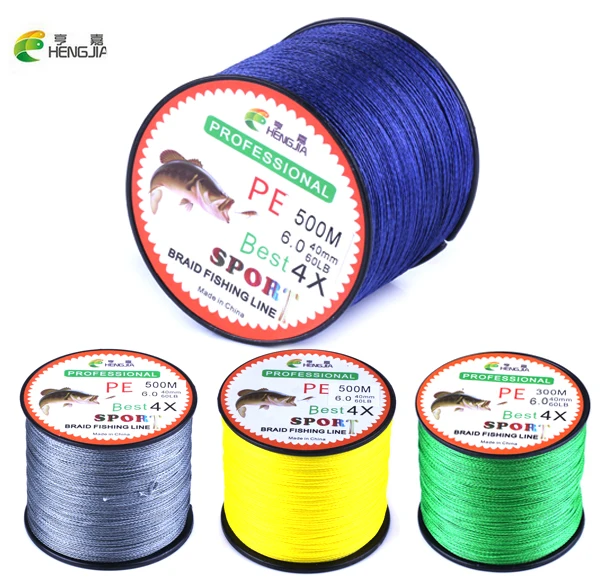 HENGJIA 500M 4 Strand Weaves Fishing Lines PE Braided Super Strong Multifilament PE Braided Fishing Line 10 20 30 40 60 70LB
HENGJIA 500M 4 Strand Weaves Fishing Lines PE Braided Super Strong Multifilament PE Braided Fishing Line 10 20 30 40 60 70LB