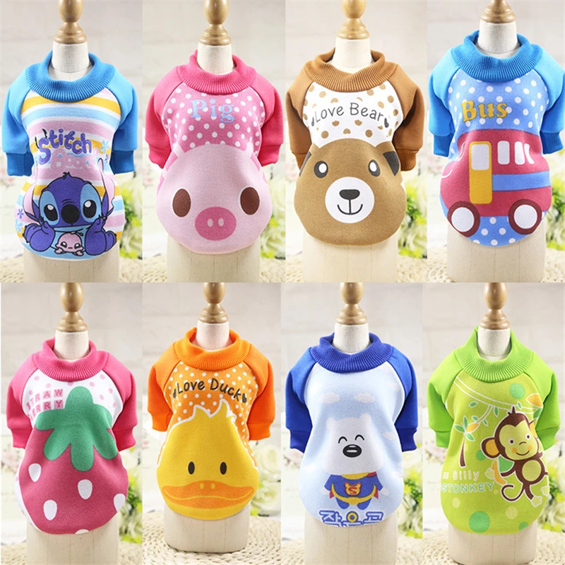 Winter Warm Dog Clothes Puppy Pet Cat Coat Jackets Soft Cotton Cartoon Sweater Clothing For Small Dogs Chihuahua Yorkshire Pug
Winter Warm Dog Clothes Puppy Pet Cat Coat Jackets Soft Cotton Cartoon Sweater Clothing For Small Dogs Chihuahua Yorkshire Pug