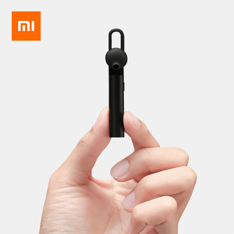 

2019 Xiaomi Single Bluetooth 5.0 Earphone Wireless Earbud Earphone With Dual Noise Cancelling Mic Crystal Clear Handfree Calling