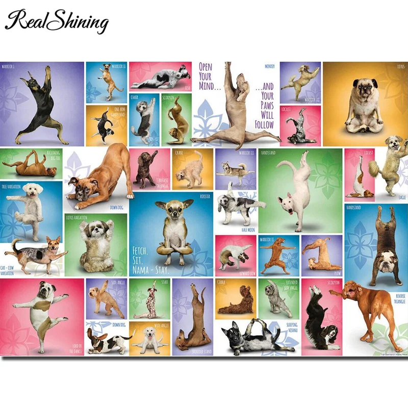 POP Full pebble round Diamond Embroidery Exercising Yoga Dogs diamond painting Cross Stitch Pattern Rhinestone Mosaic art FS6222
POP Full pebble round Diamond Embroidery Exercising Yoga Dogs diamond painting Cross Stitch Pattern Rhinestone Mosaic art FS6222