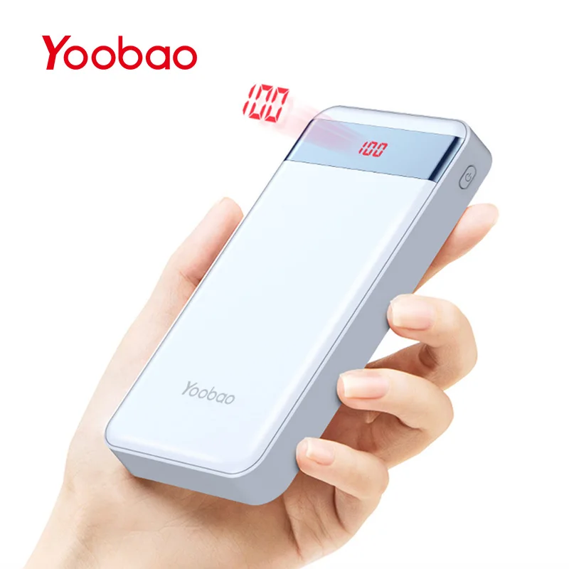 Yoobao PowerBank 20000 mAh 2 USB Fast Charge Portable Pover Bank For iPhone X 8 7 6 5 4 Power Bank For Xiaomi Mi A1 MAX Phones
Yoobao PowerBank 20000 mAh 2 USB Fast Charge Portable Pover Bank For iPhone X 8 7 6 5 4 Power Bank For Xiaomi Mi A1 MAX Phones