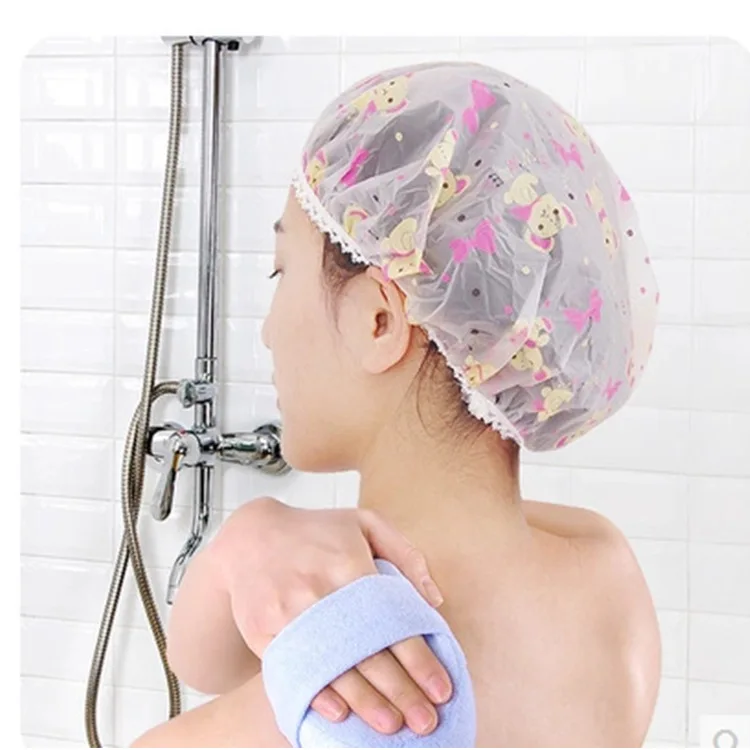 Stylish and lovely waterproof shower cap Thickened adult ladies shampoo cap Waterproof shower hat Bathing cap FC0133
Stylish and lovely waterproof shower cap Thickened adult ladies shampoo cap Waterproof shower hat Bathing cap FC0133