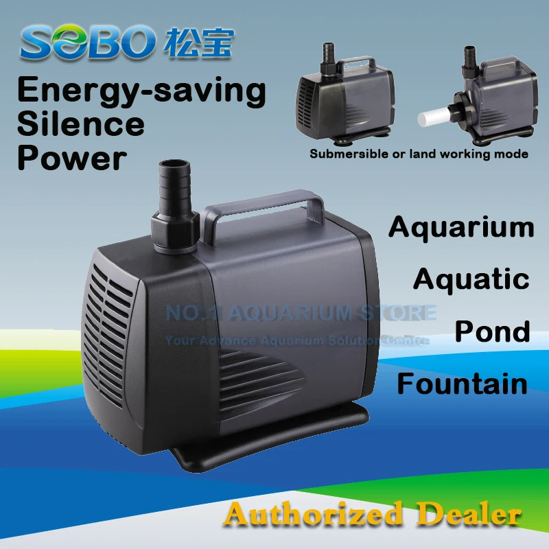 SOBO WP-6000 Submersible Water Pump Fish Pond Aquarium Tank Waterfall Fountain 220-240V 85W 4000L/H
SOBO WP-6000 Submersible Water Pump Fish Pond Aquarium Tank Waterfall Fountain 220-240V 85W 4000L/H