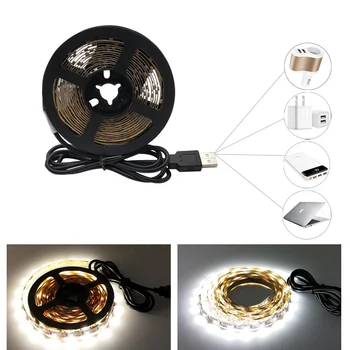 USB LED Strip lamp 2835 SMD DC 5V No Waterproof Flexible LED light Tape Ribbon 1-5m HDTV TV Desktop Screen
USB LED Strip lamp 2835 SMD DC 5V No Waterproof Flexible LED light Tape Ribbon 1-5m HDTV TV Desktop Screen