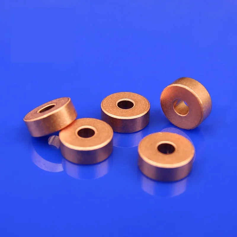 4*12*4.5mm iron Copper base powder metallurgical parts Powder Metallurgy oil bushing porous bearing Sintered copper sleeve
4*12*4.5mm iron Copper base powder metallurgical parts Powder Metallurgy oil bushing porous bearing Sintered copper sleeve