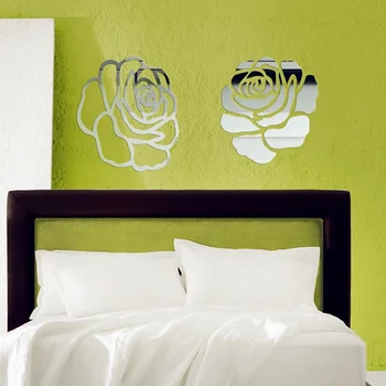 Set of 2 sweet rose flower acrylic mirror wall sticker , 3D decrative shaterproof kids mirror decal wall stickers
Set of 2 sweet rose flower acrylic mirror wall sticker , 3D decrative shaterproof kids mirror decal wall stickers