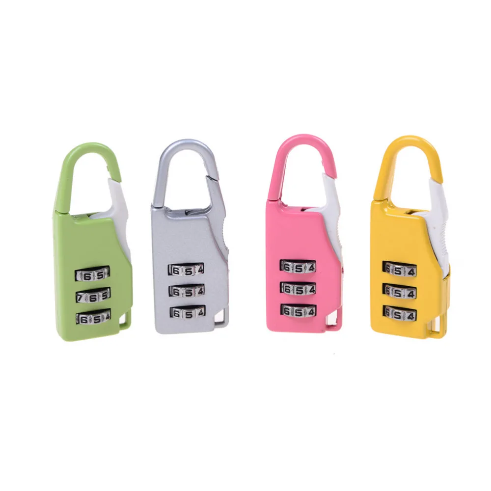 1PCS Code Lock Zinc Alloy Security 3 Combination Travel Suitcase Luggage Padlock Random Color
1PCS Code Lock Zinc Alloy Security 3 Combination Travel Suitcase Luggage Padlock Random Color