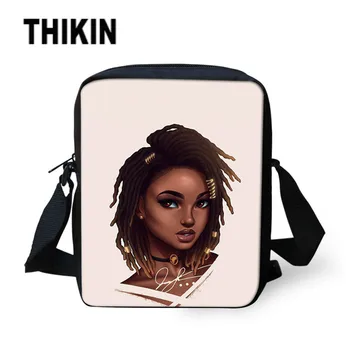 THIKIN Ladies Small Messenger Bags Art African Girls Print Shoulder Crossbody Bag for Women Custom Black Handbags Kids Book Bag
THIKIN Ladies Small Messenger Bags Art African Girls Print Shoulder Crossbody Bag for Women Custom Black Handbags Kids Book Bag