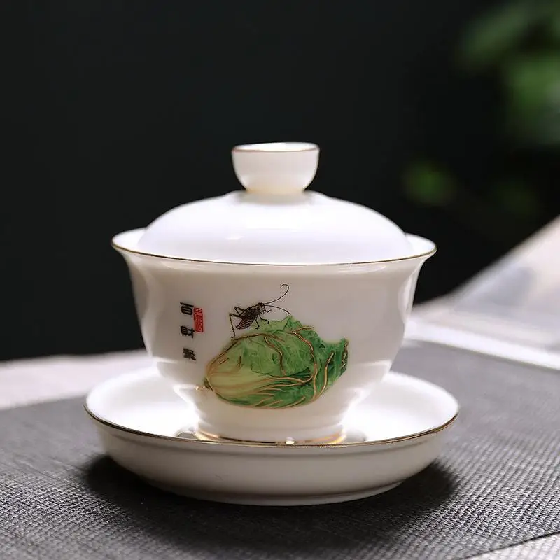 Elegant Gaiwan Kung Fu Tea Tureen Ceramics Teapots Porcelain Kettle Hand Painted Travel Teaset Teaware Drinkware Decorations
Elegant Gaiwan Kung Fu Tea Tureen Ceramics Teapots Porcelain Kettle Hand Painted Travel Teaset Teaware Drinkware Decorations
