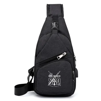 Sword Art Online Chest Bag Canvas USB Charging Messenger Bags Men Shoulder Crossbody Bag Handbag Travel Anti-theft Chest Pack
Sword Art Online Chest Bag Canvas USB Charging Messenger Bags Men Shoulder Crossbody Bag Handbag Travel Anti-theft Chest Pack