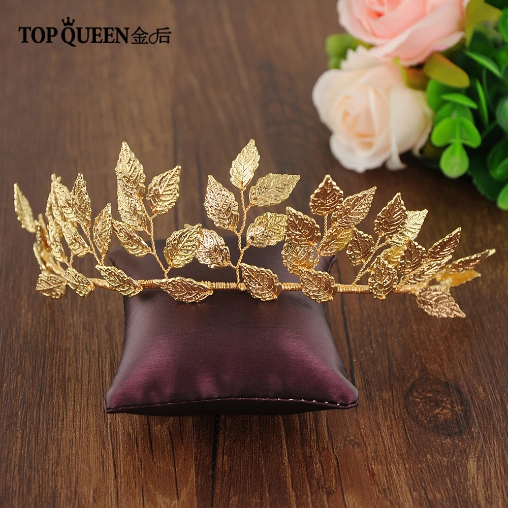 TOPQUEEN HP174 Elegant Bridal Crown Bride Accessories Wedding Hair Jewelry Golden Leaves wedding Tiara New Fashion Golden Crown
TOPQUEEN HP174 Elegant Bridal Crown Bride Accessories Wedding Hair Jewelry Golden Leaves wedding Tiara New Fashion Golden Crown