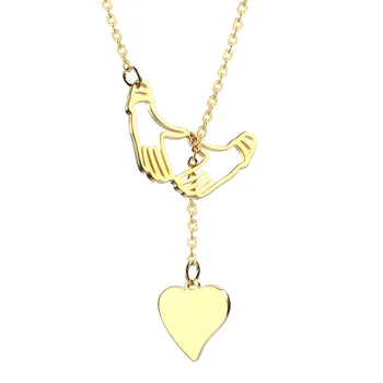 Stainless Steel Love Hand Symbol Necklace Jewellery Making Love Heart Shape Unisex Necklace Long Chain Woman Gift
Stainless Steel Love Hand Symbol Necklace Jewellery Making Love Heart Shape Unisex Necklace Long Chain Woman Gift