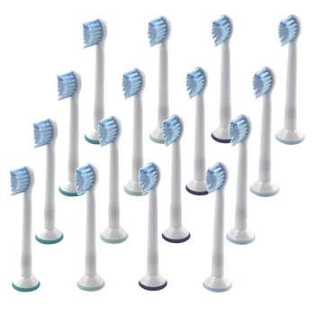 16pcs Electric Toothbrush Heads Fit for Philips Sonicare Sensitive Clean HX6082 HX6084 Soft Compact Bristle Hygiene Care 
16pcs Electric Toothbrush Heads Fit for Philips Sonicare Sensitive Clean HX6082 HX6084 Soft Compact Bristle Hygiene Care