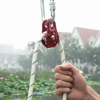 Outdoor climbing pulleys Single Fixed pulley Caving Exploration Tools Cross rescue equipment
Outdoor climbing pulleys Single Fixed pulley Caving Exploration Tools Cross rescue equipment