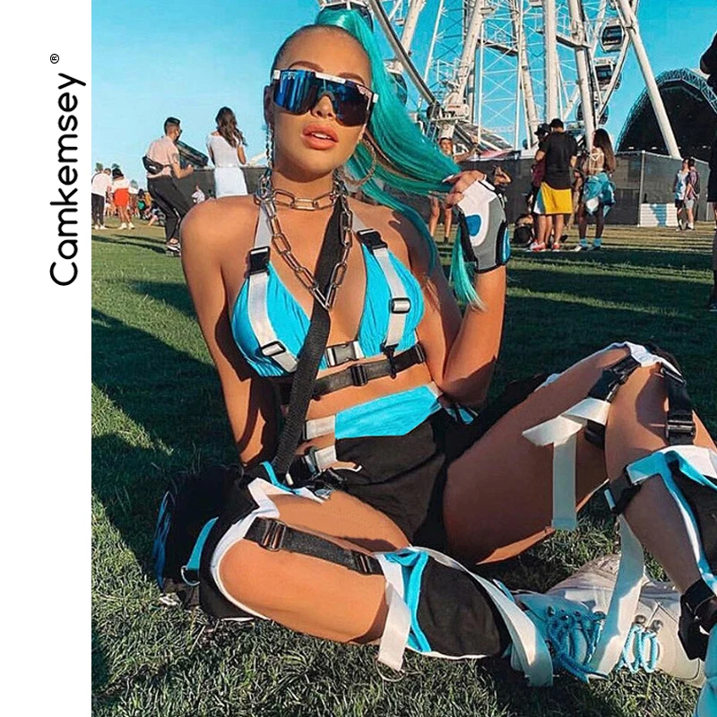 CamKemsey Women Sexy Two Piece Sets Clothes 2019 Streetwear Buckle Bra Tops Hollow Out Biker Shorts Summer Beach Vacation Sets
CamKemsey Women Sexy Two Piece Sets Clothes 2019 Streetwear Buckle Bra Tops Hollow Out Biker Shorts Summer Beach Vacation Sets