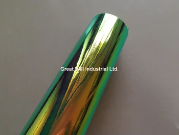 FAMEWILL Glossy Mirror Rainbow Holographic Film Rainbow Chrome Vinyl Car Wrap 1.35X20M/Roll Free Shipping
FAMEWILL Glossy Mirror Rainbow Holographic Film Rainbow Chrome Vinyl Car Wrap 1.35X20M/Roll Free Shipping