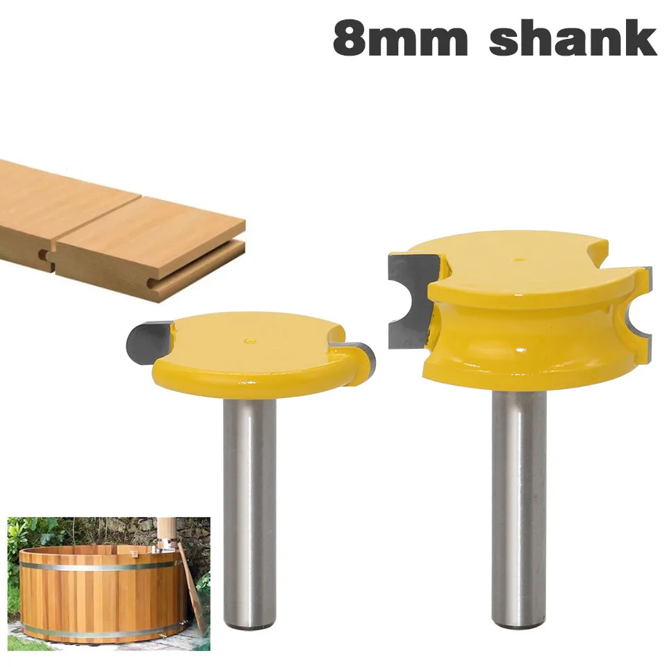2 pcs 8mm Shank Canoe Flute and Bead Router Bit Set Woodworking Tungsten Cobalt Alloy Wood Tenon Milling Cutter Bits Tools
2 pcs 8mm Shank Canoe Flute and Bead Router Bit Set Woodworking Tungsten Cobalt Alloy Wood Tenon Milling Cutter Bits Tools