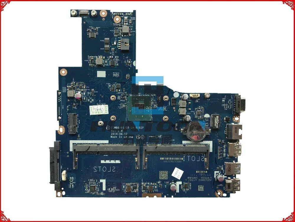 Wholesale Brand New for Lenovo B50-30 Laptop Motherboard LA-B102P FRU:5B20G90126 SR1YJ N2840 Dual-core Processor DDR3L Tested
Wholesale Brand New for Lenovo B50-30 Laptop Motherboard LA-B102P FRU:5B20G90126 SR1YJ N2840 Dual-core Processor DDR3L Tested