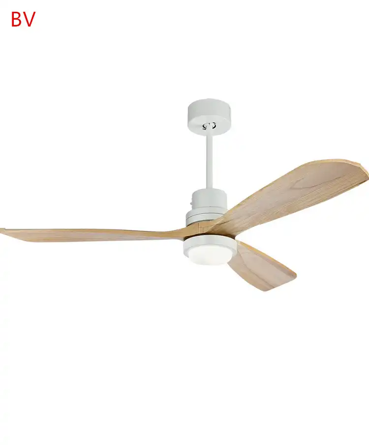 52 42 Inch Village Wooden Ceiling Fan With Lights Remote Control