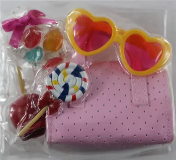 Glasses+bag+candy,etc. Doll Assessories Set Fit for 16-18" inch Doll,American Doll,43cm Doll or Other 40-46cm Doll Used
Glasses+bag+candy,etc. Doll Assessories Set Fit for 16-18" inch Doll,American Doll,43cm Doll or Other 40-46cm Doll Used
