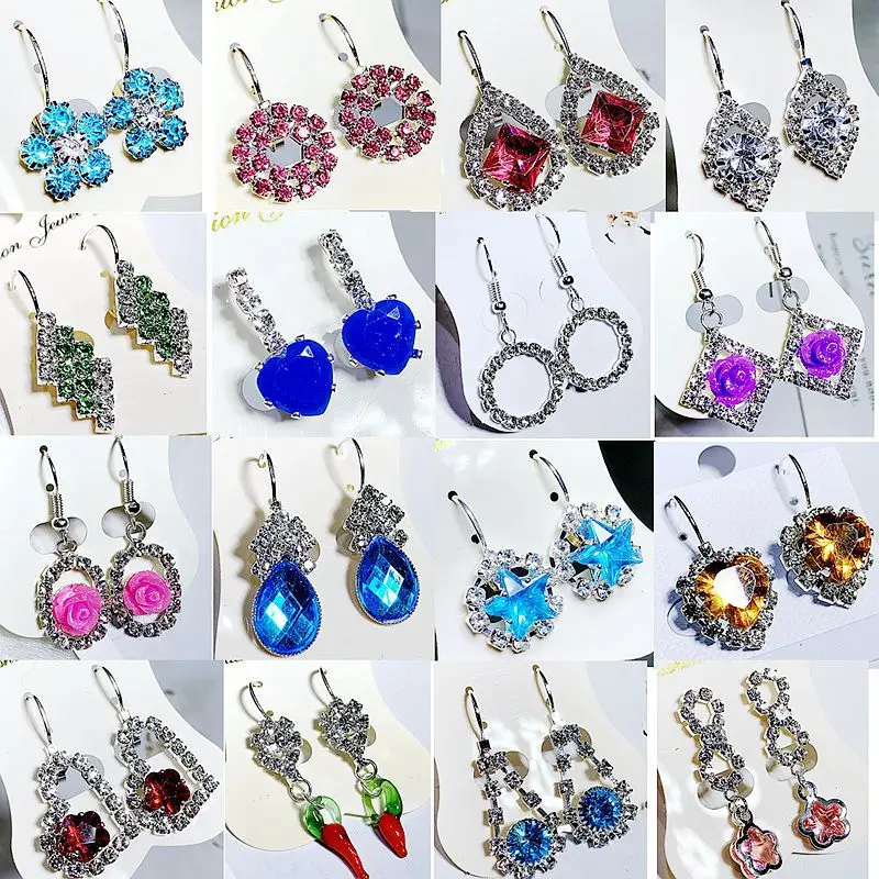 

Randomly 12 Pairs Mixed Styles FashionOL Earrings Statement Trendy Drop Earing Brincos for Women Fashion Jewelry Gifts Wholesale