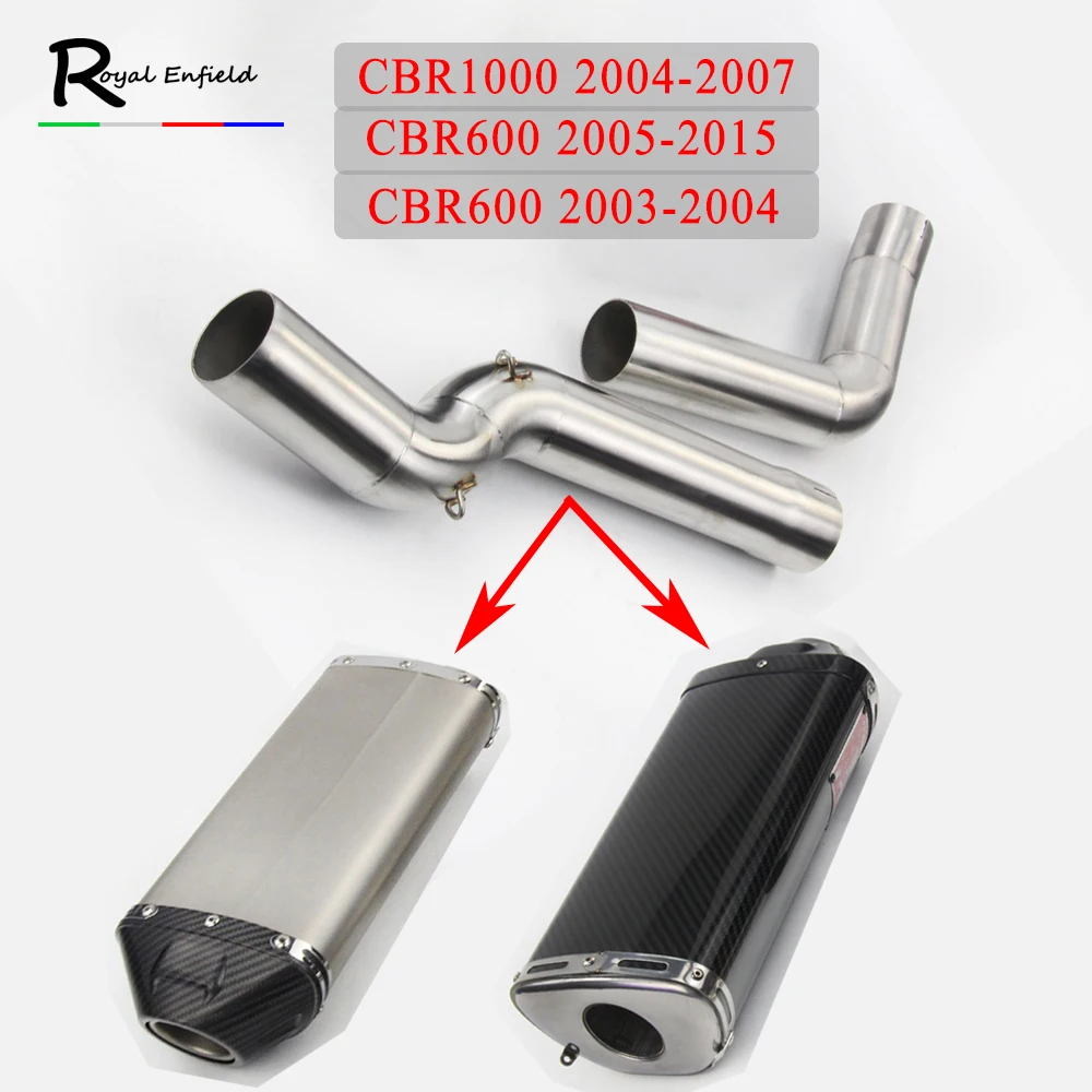 For Honda CBR600 f5 2003 - 2004 05-15 cbr1000 04-07 Motorcycle exhaust muffler link pipe f5 CBR 600 600RR CBR 1000 CBR 1000RR
For Honda CBR600 f5 2003 - 2004 05-15 cbr1000 04-07 Motorcycle exhaust muffler link pipe f5 CBR 600 600RR CBR 1000 CBR 1000RR