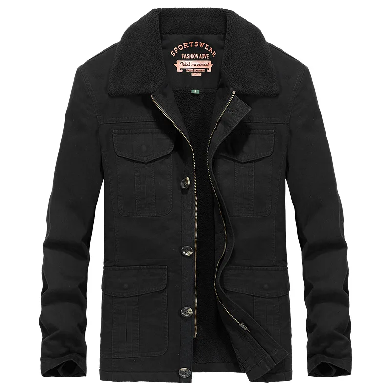 AFS JEEP Winter Jacket Men Parkas Coat Thick Warm Fleece Jackets Military Jacket Men Multi Pockets Veste Homme Hiver M-4XL
AFS JEEP Winter Jacket Men Parkas Coat Thick Warm Fleece Jackets Military Jacket Men Multi Pockets Veste Homme Hiver M-4XL