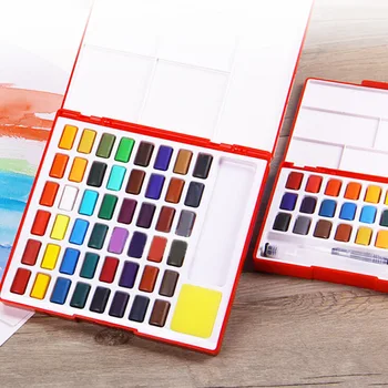 Professional 24/36/48 Colors Portable Solid Watercolor Painting Tool Box With Paintbrush Pigment For Painting Art Supplies
Professional 24/36/48 Colors Portable Solid Watercolor Painting Tool Box With Paintbrush Pigment For Painting Art Supplies