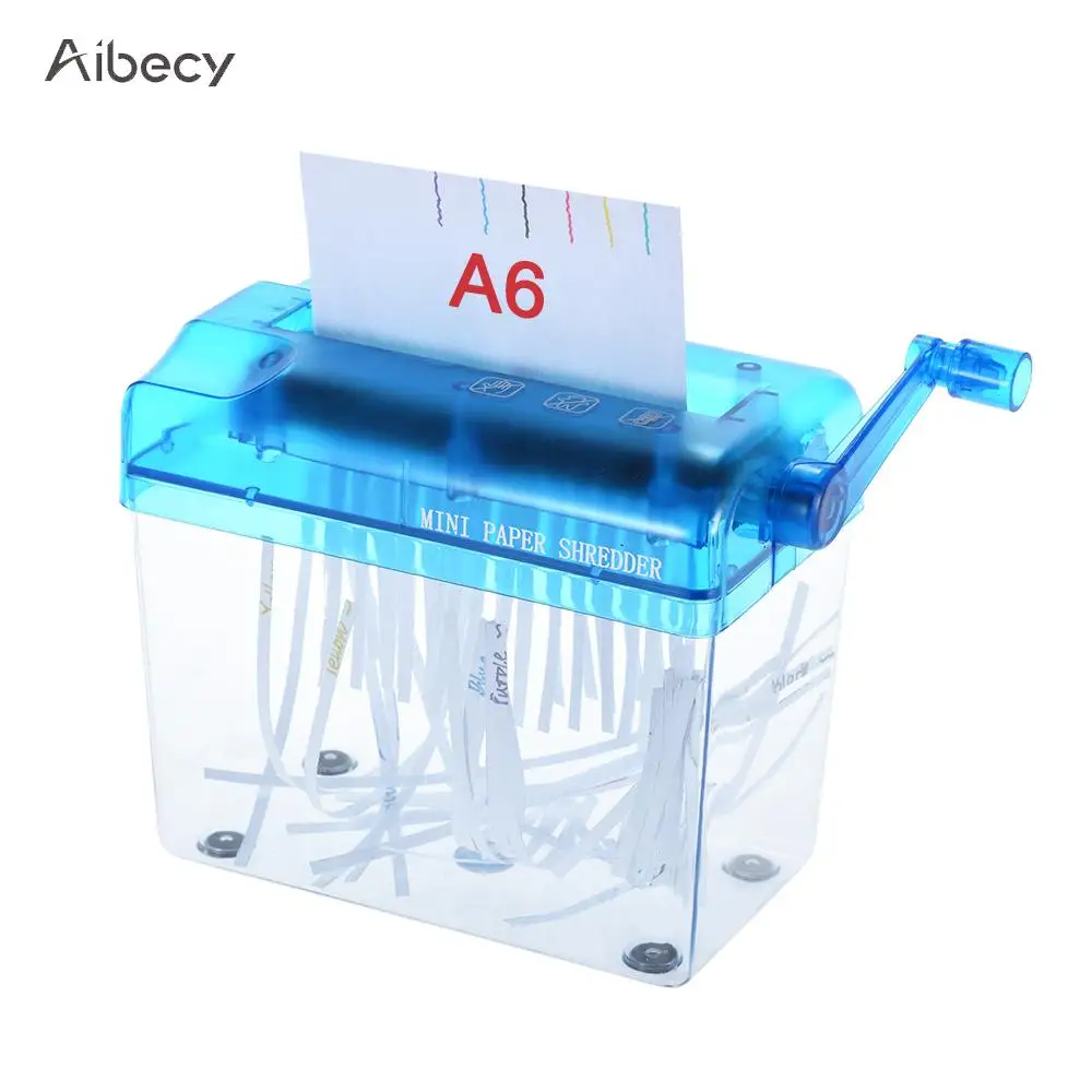 Paper Shredder Shredded Paper Cutter A6 Manual Hand Document File Handmade Straight Cutting Machine Tool for School Office Home
Paper Shredder Shredded Paper Cutter A6 Manual Hand Document File Handmade Straight Cutting Machine Tool for School Office Home