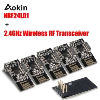 NRF24L01+ 2.4GHz Wireless RF Transceiver NRF24L01 wireless data transmission module 2.4G for Arduion diy kit
NRF24L01+ 2.4GHz Wireless RF Transceiver NRF24L01 wireless data transmission module 2.4G for Arduion diy kit