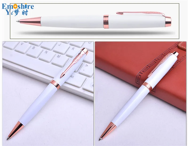 Emoshire Signature pen advertising gift wholesale Office stationery advertising pen custom logo pen Gift pen metal ballpoint pen (16)