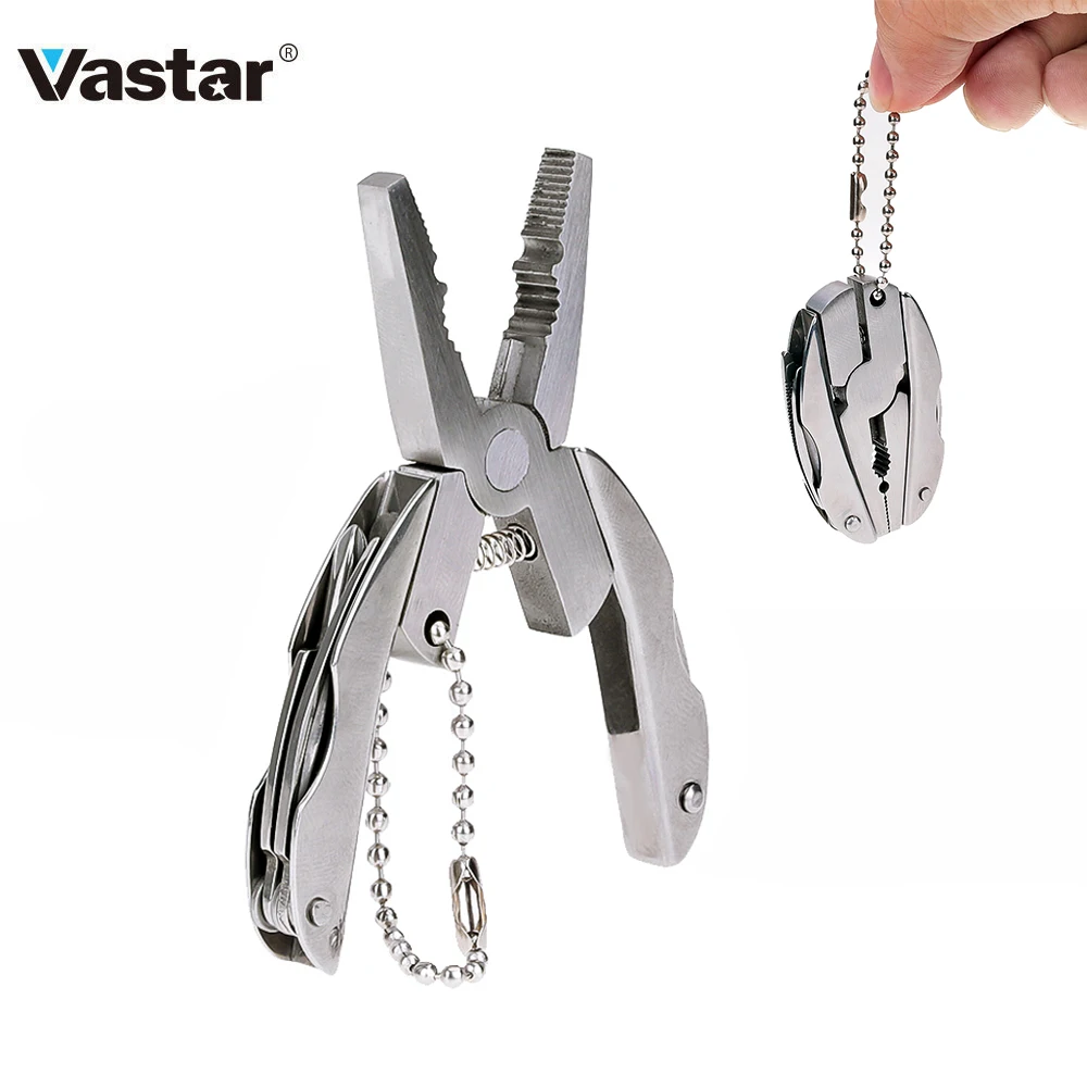 Vastar Pocket Multitools Plier 5 in 1 Outdoor Mini Portable Folding Muilti-functional Plier Clamp Keychain Hiking Camping Tool
Vastar Pocket Multitools Plier 5 in 1 Outdoor Mini Portable Folding Muilti-functional Plier Clamp Keychain Hiking Camping Tool