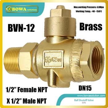 Ball valve with 1/2" NPT threaded connection is suitable for connection between safety valve and pressure vessel
Ball valve with 1/2" NPT threaded connection is suitable for connection between safety valve and pressure vessel