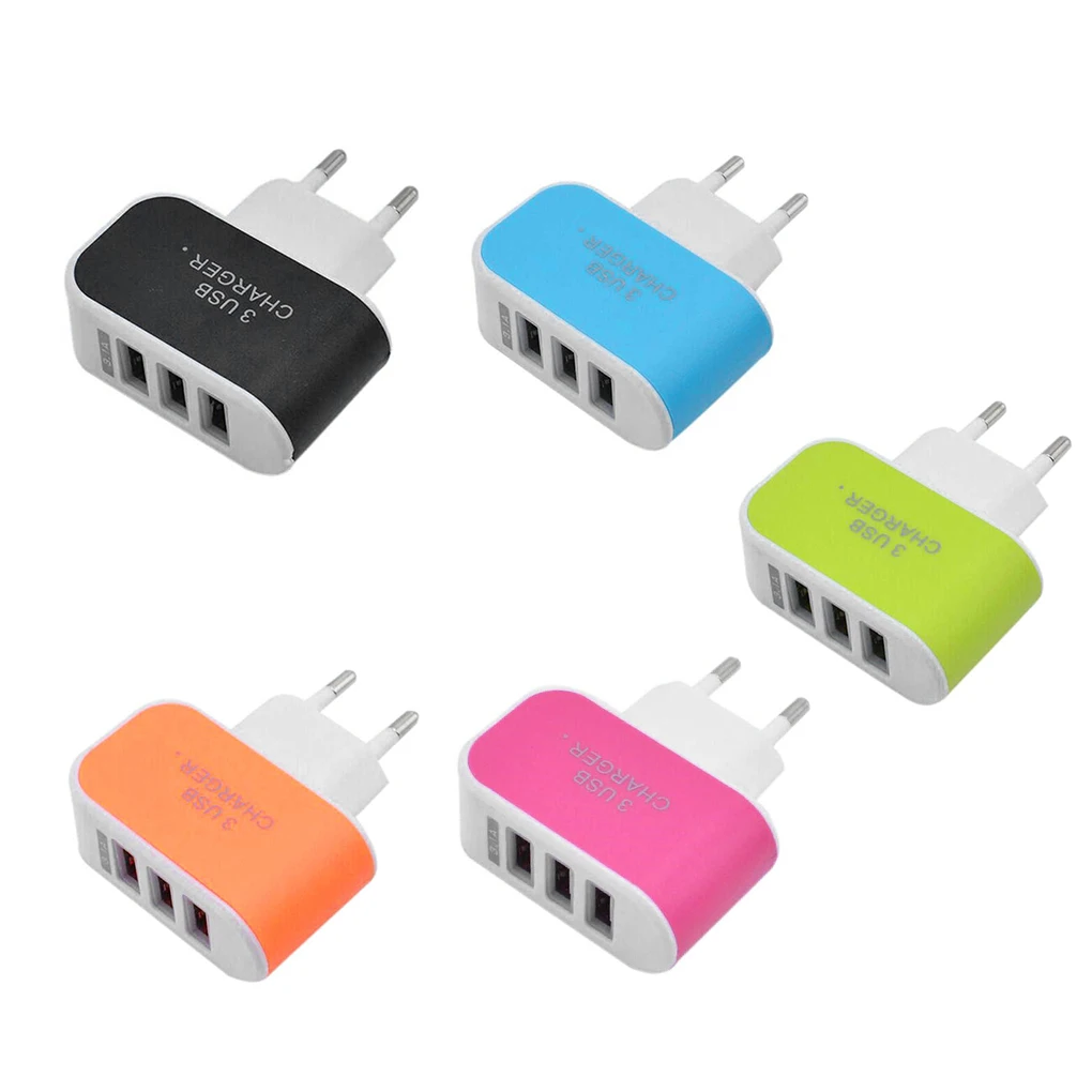 Universal Candy Color 3USB Charger Travel Wall Charger Adapter Smart Mobile Phone Power Supply Charger for Tablets
Universal Candy Color 3USB Charger Travel Wall Charger Adapter Smart Mobile Phone Power Supply Charger for Tablets