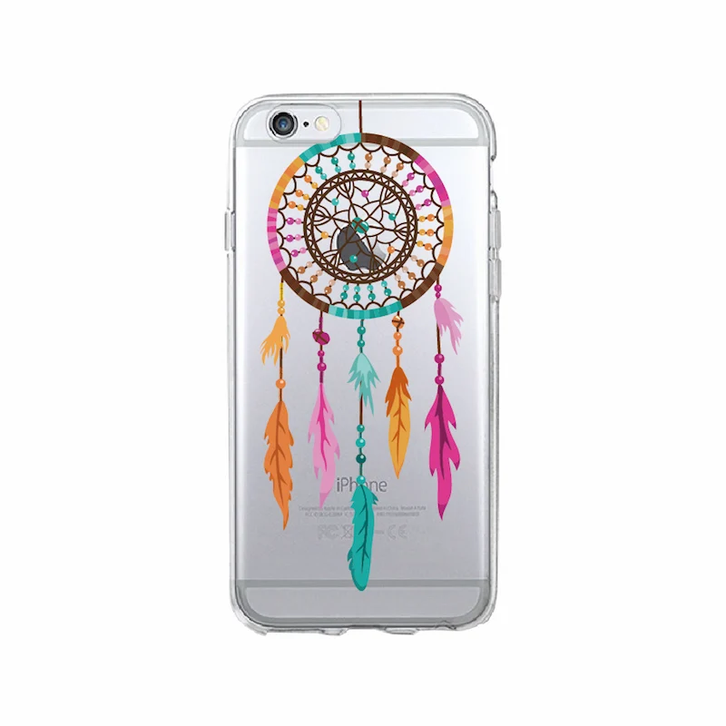 Coque Attrape rêve pour Iphone 5/5C/5S/6/6S/7/7 Plus/8/8 Plus/X/XS capteur de rêves amerindien culture amerindienne peuple indien perle tissage toile tissée en lin cauchemars mauvais rêves araignée