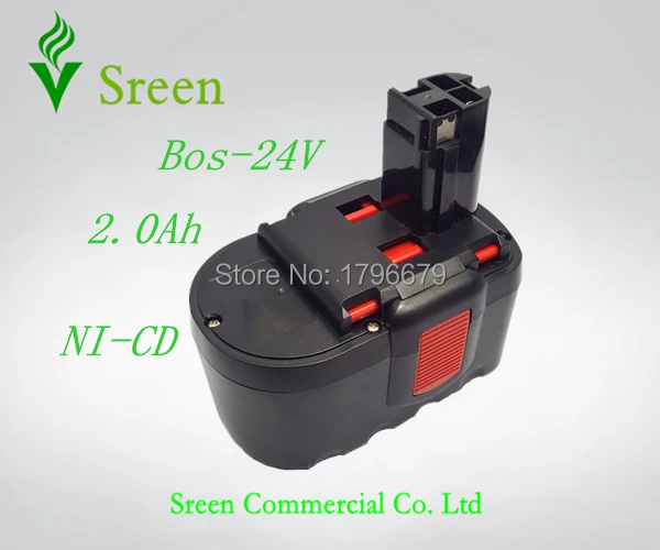 New Spare NI-CD 2.0Ah Rechargeable Power Tool Battery Replacement for Bosch 24V BAT240 BAT030 BAT031 2 607 335 537 2 607 335 280
New Spare NI-CD 2.0Ah Rechargeable Power Tool Battery Replacement for Bosch 24V BAT240 BAT030 BAT031 2 607 335 537 2 607 335 280