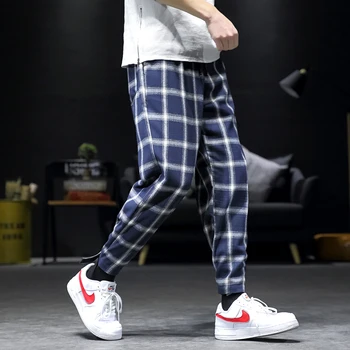 Oversize Size M-5XL Men Plaid Pants Fashion High Quality Casual Pants Joggers Streetwear Male Hip Hop Trousers 2019 Spring Brand
Oversize Size M-5XL Men Plaid Pants Fashion High Quality Casual Pants Joggers Streetwear Male Hip Hop Trousers 2019 Spring Brand