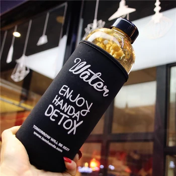 1000ml Portable Glass Water Bottle with protective bag Drinking healthy glass teapot sports travel bottles
1000ml Portable Glass Water Bottle with protective bag Drinking healthy glass teapot sports travel bottles
