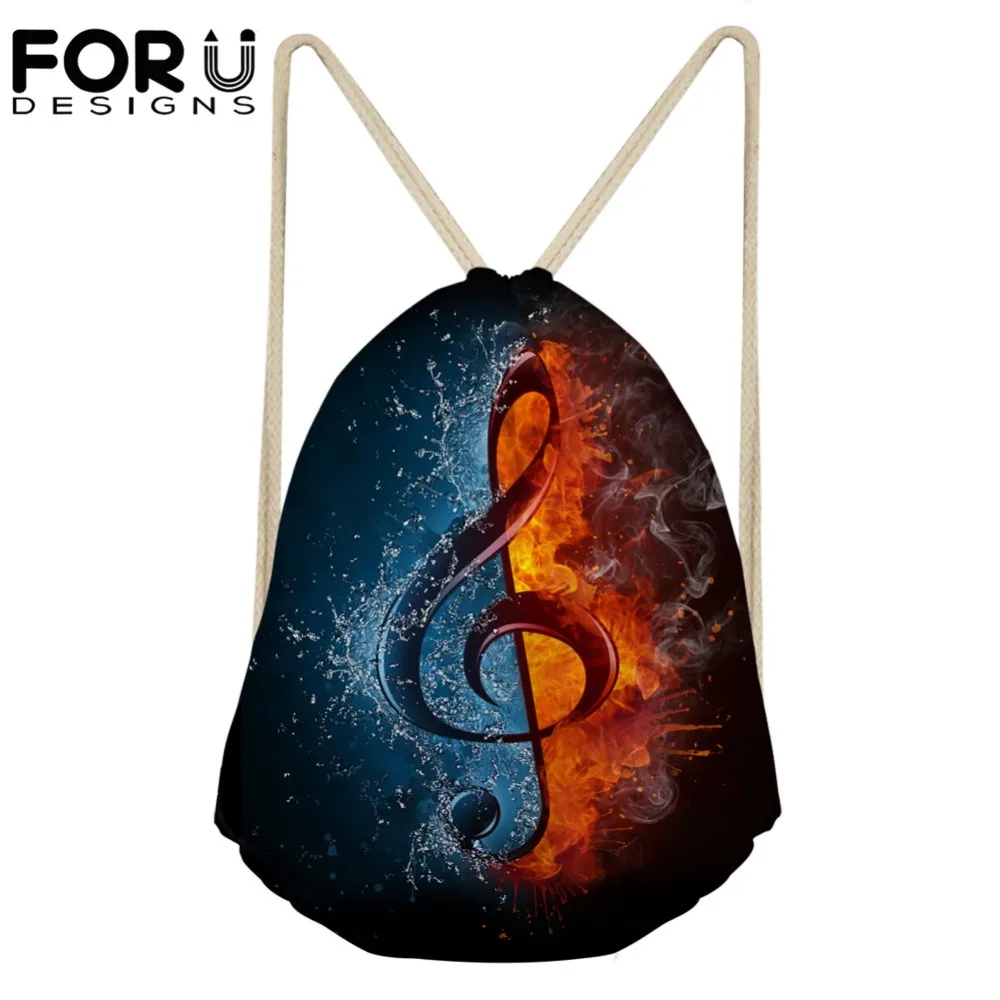 FORUDESIGNS Fashion Drawstring Bag Men's Schoolbag Student Bookbags 3D Music Note Pattern Style Children Mini Mochila Feminina
FORUDESIGNS Fashion Drawstring Bag Men's Schoolbag Student Bookbags 3D Music Note Pattern Style Children Mini Mochila Feminina