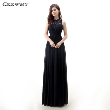 CEEWHY Black Lace Evening Dresses Floor Length Chiffon Evening Dress Plus Size Mother of the Bride Dresses Robe de Soiree
CEEWHY Black Lace Evening Dresses Floor Length Chiffon Evening Dress Plus Size Mother of the Bride Dresses Robe de Soiree
