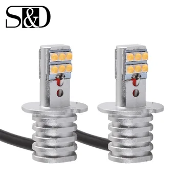 2pcs Car H3 LED Fog Lights Bulbs 12-SMD 800LM Car LED High Power Daytime Light Headlight Auto DRL Lamp 6000K 12V
2pcs Car H3 LED Fog Lights Bulbs 12-SMD 800LM Car LED High Power Daytime Light Headlight Auto DRL Lamp 6000K 12V