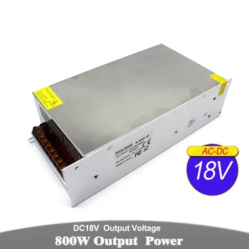 AC To DC 18V 44.4A 800W Switching Power Supply Adapter 110V 220V AC-DC 18 Volt SMPS For Stepper Motor Machinery
AC To DC 18V 44.4A 800W Switching Power Supply Adapter 110V 220V AC-DC 18 Volt SMPS For Stepper Motor Machinery