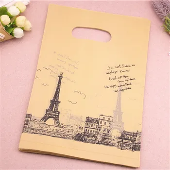 New Design Wholesale 100pcs/lot 20*30cm Luxury Medium Plastic Gift Packaging Bags With Eiffel Tower
New Design Wholesale 100pcs/lot 20*30cm Luxury Medium Plastic Gift Packaging Bags With Eiffel Tower