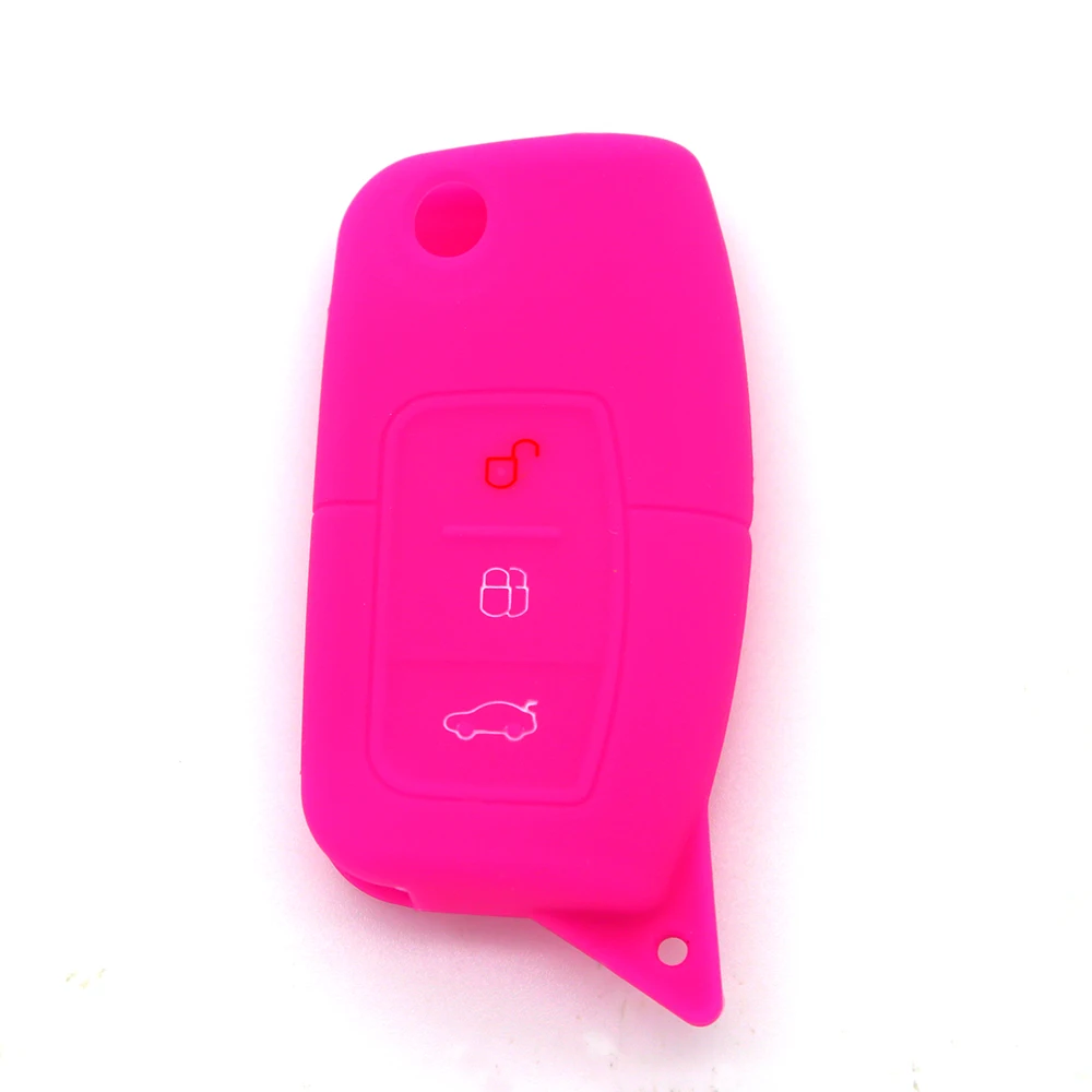 Wholesale Promotional Classic 3 Buttons Silicone Car Key Case Cover For Ford Focus Smart car key remote control shuck | Автомобили и