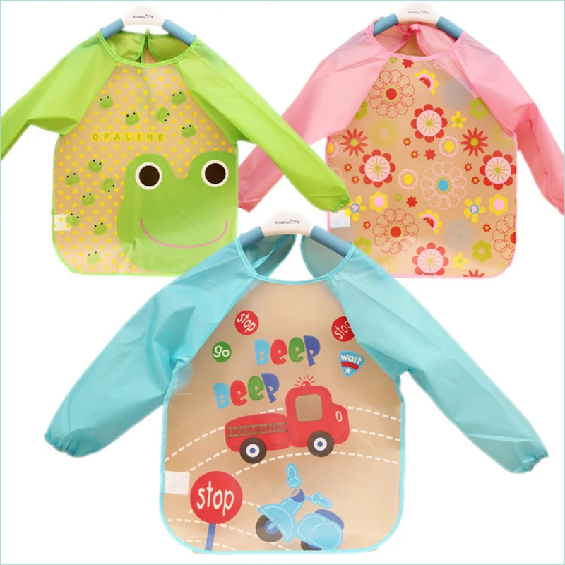 Cartoon Colorful Baby Bibs Long Sleeve Art Apron Animal Smock baby Bib Burp Clothes Soft Feeding Eat Toddle Waterproof YYT329
Cartoon Colorful Baby Bibs Long Sleeve Art Apron Animal Smock baby Bib Burp Clothes Soft Feeding Eat Toddle Waterproof YYT329