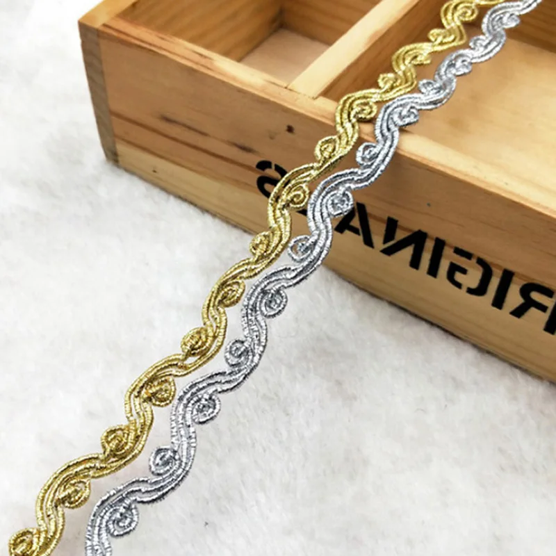Free shipping 1cm wide-10Yards/lot Victorian Antique Metallic Gold Silver Crocheted Lace Trim ribbon for Clothing DIY Sewing
Free shipping 1cm wide-10Yards/lot Victorian Antique Metallic Gold Silver Crocheted Lace Trim ribbon for Clothing DIY Sewing