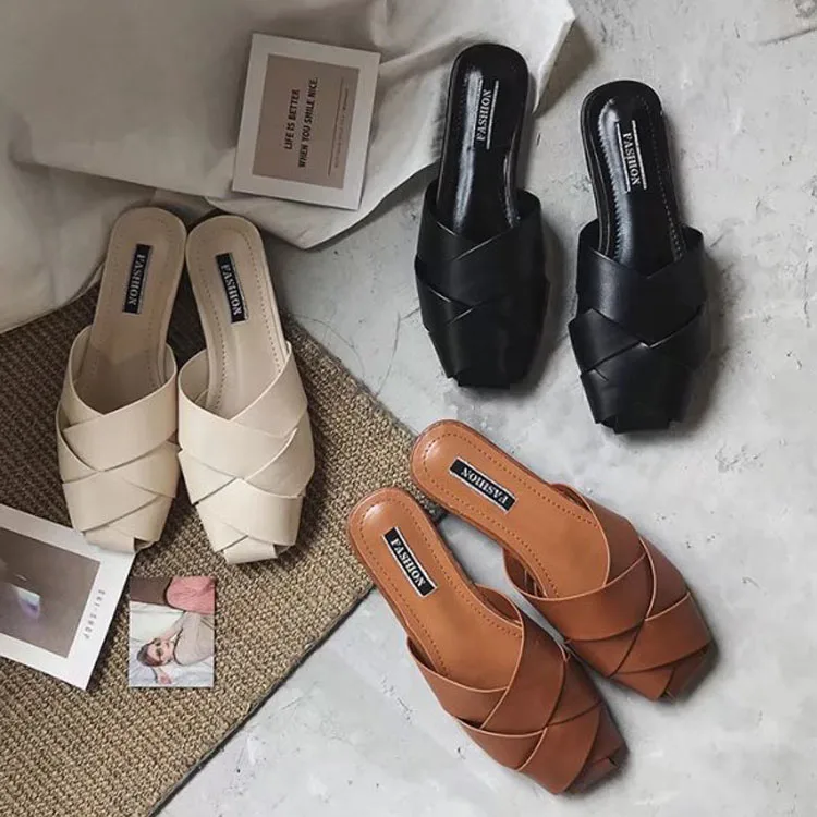 Women Loafers Square Toe Pump Low Fretwork Heel Slides Concise Knitted Slippers Outdoor New Style Summer Autumn Retro Brown
Women Loafers Square Toe Pump Low Fretwork Heel Slides Concise Knitted Slippers Outdoor New Style Summer Autumn Retro Brown