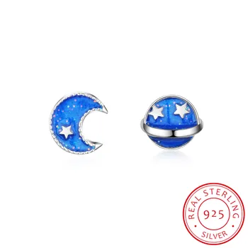 2020 100% 925 Sterling Silver Women Fashion Cute Tiny Asymmetric Moon Star Small Stud Earrings For Daughter Girls DS327
2020 100% 925 Sterling Silver Women Fashion Cute Tiny Asymmetric Moon Star Small Stud Earrings For Daughter Girls DS327